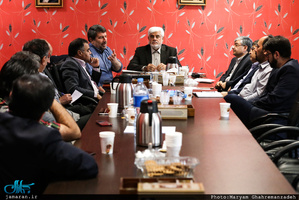 دیدار با مدیران مسئول مطبوعات و خبرگزاری‌ها با محمدرضا عارف