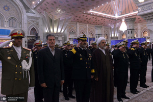 تجدید میثاق فرمانده و پرسنل نیروی دریایی ارتش جمهوری اسلامی ایران با آرمان‌های امام خمینی(س)