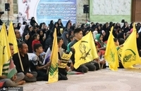 مراسم بزرگداشت و یادبود شهدای غزه در حرم مطهر امام خمینی (2)