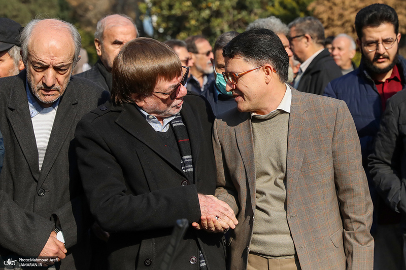 مراسم تشییع پیکر رضا رئیس طوسی استاد دانشکده حقوق و علوم سیاسی دانشگاه تهران