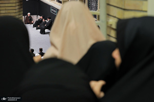 آخرین شب مراسم عزاداری حضرت فاطمه‌زهرا (س) در حسینیه امام خمینی