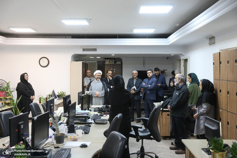 بازدید رییس موسسه تنظیم و نشر آثار امام خمینی (ره) از خبرگزاری ایسنا