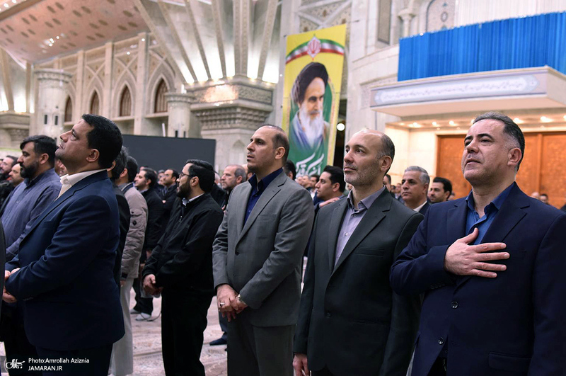 مراسم تجدید میثاق امدادگران کمیته امداد امام خمینی (س) با آرمان های بنیانگذار جمهوری اسلامی ایران