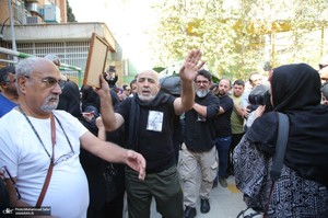 مراسم تشییع ثمینه باغچه‌بان