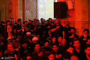 مراسم عزاداری سالروز شهادت امام جعفر صادق (ع) در مسجد اعظم قم