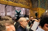 لاریجانی به حرم مطهر امام رضا (ع) رفت (5)