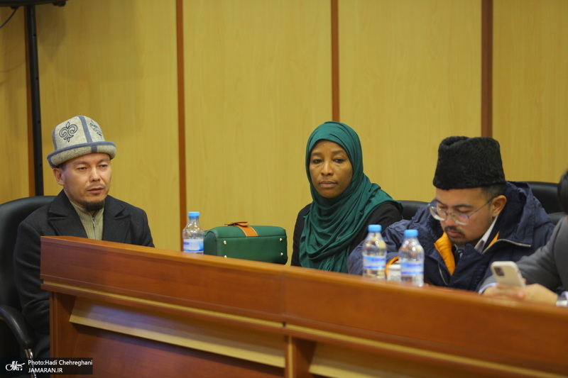 دیدار اساتید و روسای دانشگاه های کشورهای اسلامی با آیت الله العظمی جوادی آملی‎