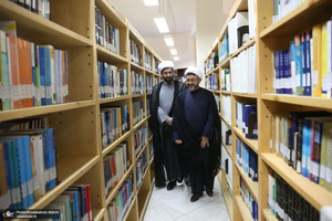 بازدید رئیس موسسه تنظیم و نشر آثار امام خمینی (س) از کتابخانه پژوهشگاه قوه‌قضاییه