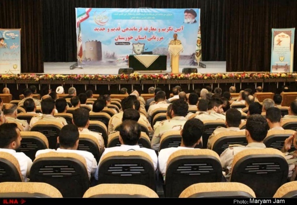 گزارش تصویری از مراسم تودیع و معارفه فرمانده مرزبانی استان خوزستان