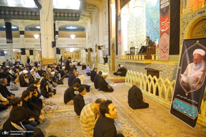 مراسم اولین سالگرد علامه حسن زاده آملی (ره) در حرم حضرت معصومه (س)‎‎