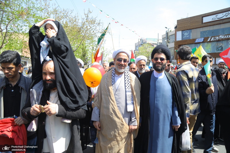 راهپیمایی باشکوه روز قدس در قم -1