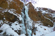 طبیعت برفی آبشار چال مگس دارآباد