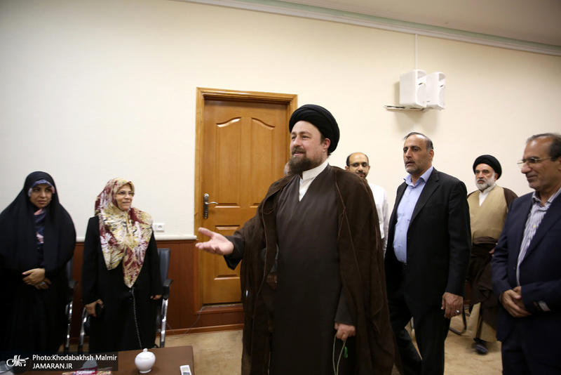دیدار شورای مرکزی انجمن اسلامی فارغ التحصیلان دانشکده فنی دانشگاه تهران با سید حسن خمینی