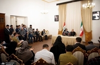 نشست خبری مشترک علی لاریجانی با قاسم الاعرجی، مشاور امنیت ملی جمهوری عراق (1)