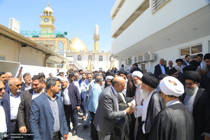 مراسم افتتاح حسینیه آیت الله العظمی بروجردی (ره) در شهر سامرا