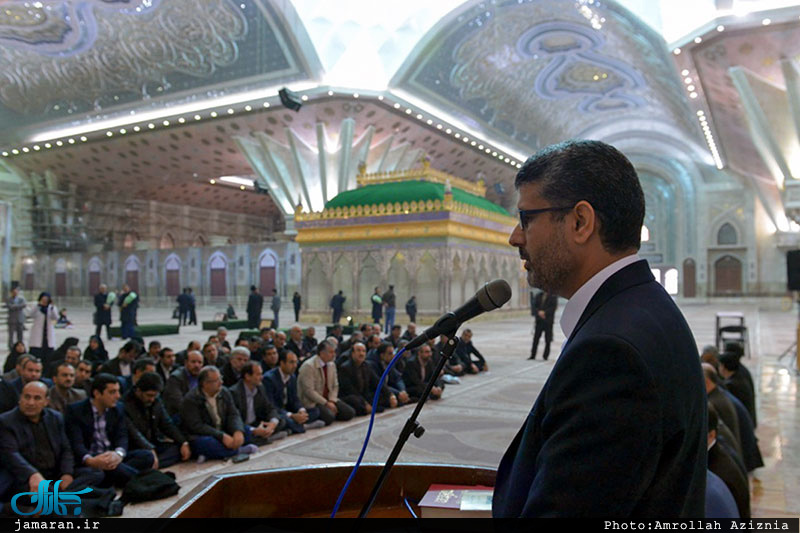 تجدید میثاق مدیران و کارکنان سازمان نهضت سواد آموزی با آرمان های امام(س)