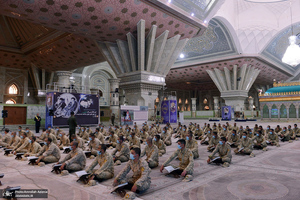 محفل انس با قرآن پرسنل وظیفه مرکز آموزش شهید اسدی دژبان کل ارتش در حرم امام خمینی (س)