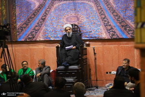 احیای شب بیست و یکم ماه رمضان در تکیه حاج سید حسن قم