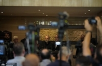 کنفرانس خبری علی لاریجانی دبیر شورای عالی امنیت ملی ایران (5)