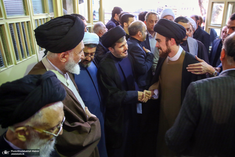 مراسم تشییع آیت الله سید مهدی امام جمارانی (ره) از حسنیه جماران-2