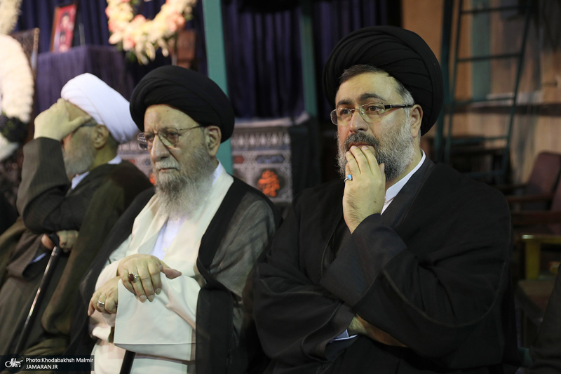 مراسم بزرگداشت همسر آیت الله موسوی بجنوردی (ره) در حسینیه شماره یک جماران-3