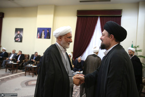 حاشیه مراسم تجدید میثاق رئیس و کارکنان قوه قضاییه با آرمان های امام؛