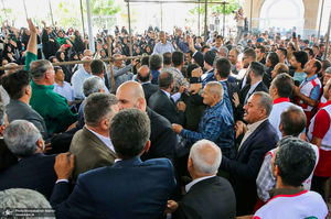 حضور سید حسن خمینی در روستای خیارج استان قزوین -2