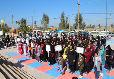 جشنواره ورزشی بانوان قصرشیرین برگزار شد