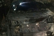 خودرو  جاسم کرار در آتش سوخت