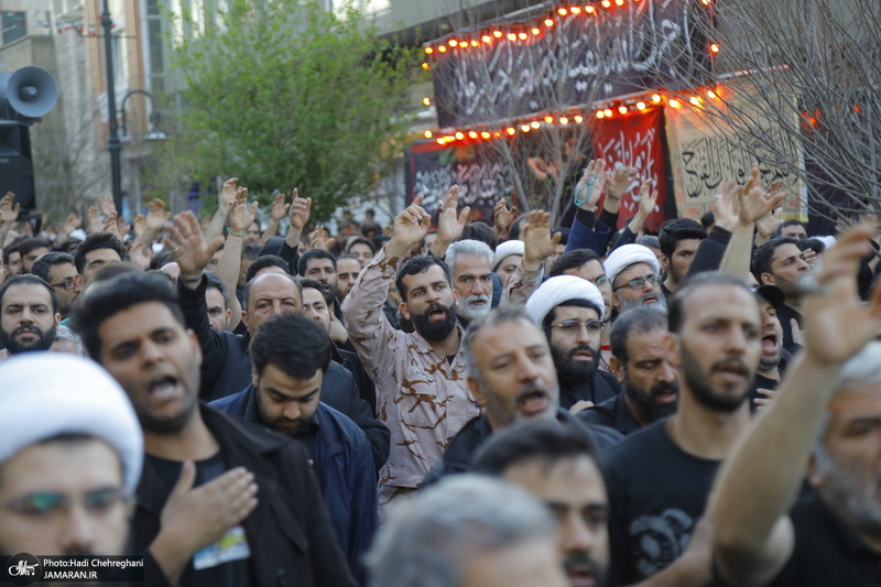 دسته عزاداری شهادت حضرت علی (ع) با حضور آیت‌الله العظمی وحید خراسانی