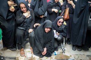 مراسم تشییع و خاکسپاری پیکر شهید سید هادی خرقانی