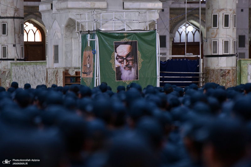 تجدید میثاق دانشجویان و فرماندهان دانشگاه افسری و تربیت پلیس امام حسن مجتبی‎‎ (ع) با آرمان حضرت امام خمینی (س)