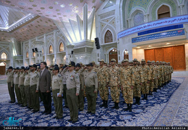 تجدید میثاق مرکز آموزش دژبان شهید اسدی کهریزک‎ با آرمان های حضرت امام(س) 