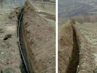 آغاز عملیات اجرایی طرح آبرسانی به روستای کوهستانی کُمنی در سیاهکل