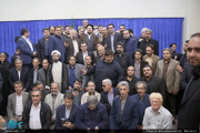 دیدارجمعی از فعالان ستادهای انتخاباتی دکتر روحانی با سید حسن خمینی