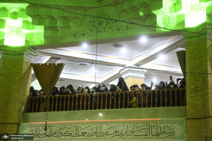 وداع با پیکر استاد فاطمی نیا (ره) در دانشگاه امام صادق (ع)