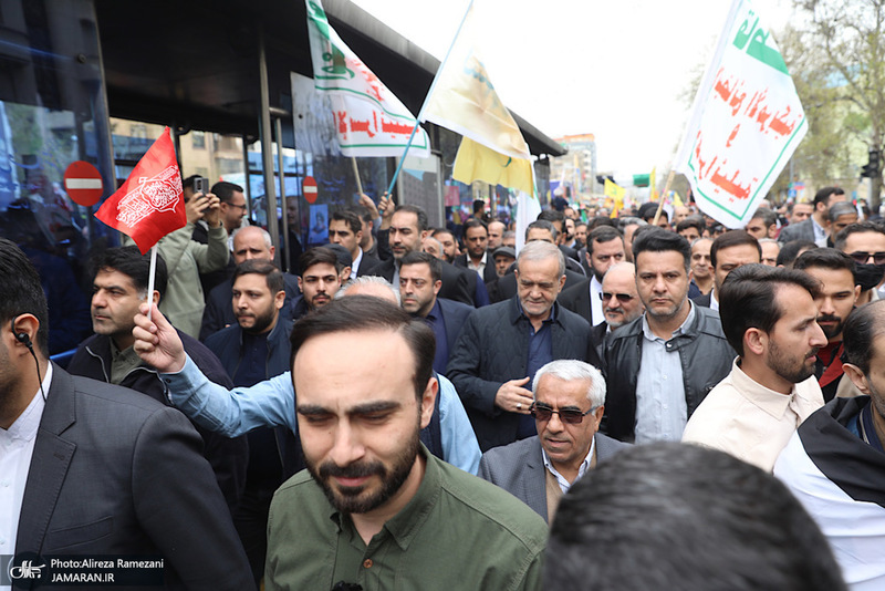 راهپمایی با شکوه روز قدس در تهران-۲