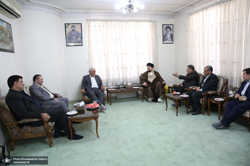 دیدار دبیر کل و جمعی از اعضای حزب همبستگی ایران اسلامی با سید حسن خمینی