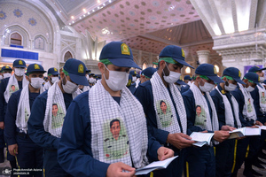 تجدید میثاق دانشجویان و فرماندهان دانشگاه افسری و تربیت پلیس امام حسن مجتبی‎‎ (ع) با آرمان حضرت امام خمینی (س)