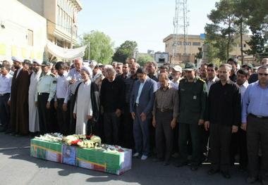 پیکر شهید دفاع مقدس در نجف آباد تشییع شد