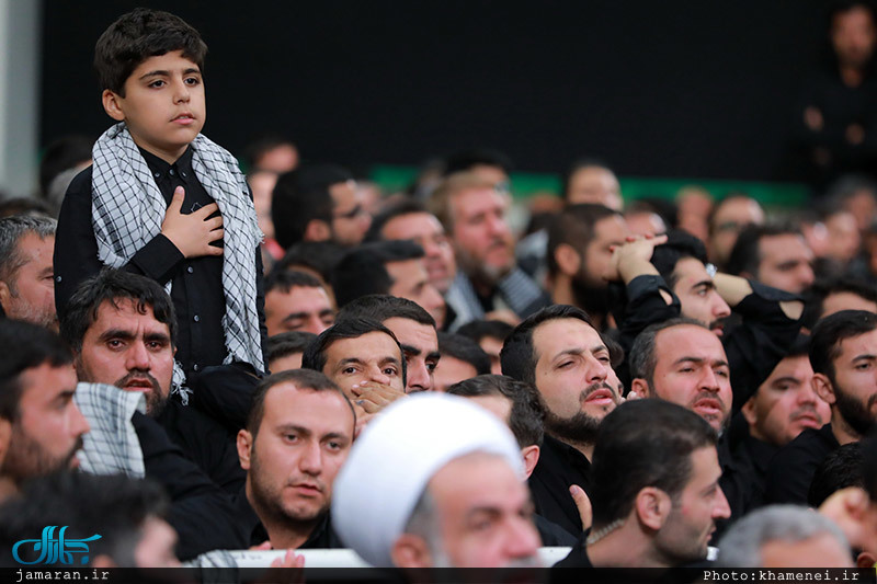 ششمین شب عزاداری ایام محرم در حسینیه امام خمینی