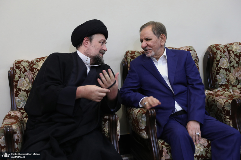 مراسم تشییع و تدفین همسر آیت الله موسوی بجنوردی (ره) در حرم امام خمینی (س)-3