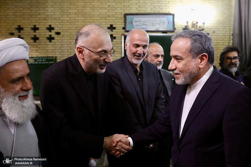 مراسم ختم همسر آیت الله سید علی سیستانی