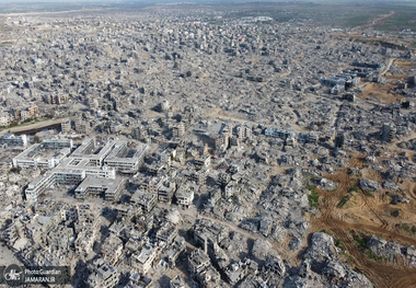 نماز عید فطر در غزه چطور خوانده شد؟ + فیلم