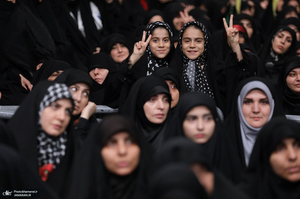 آخرین شب مراسم عزاداری محرم در حسینیه امام خمینی