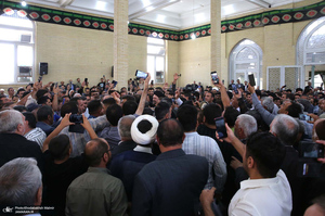 حضور سید حسن خمینی در روستای خیارج استان قزوین -2