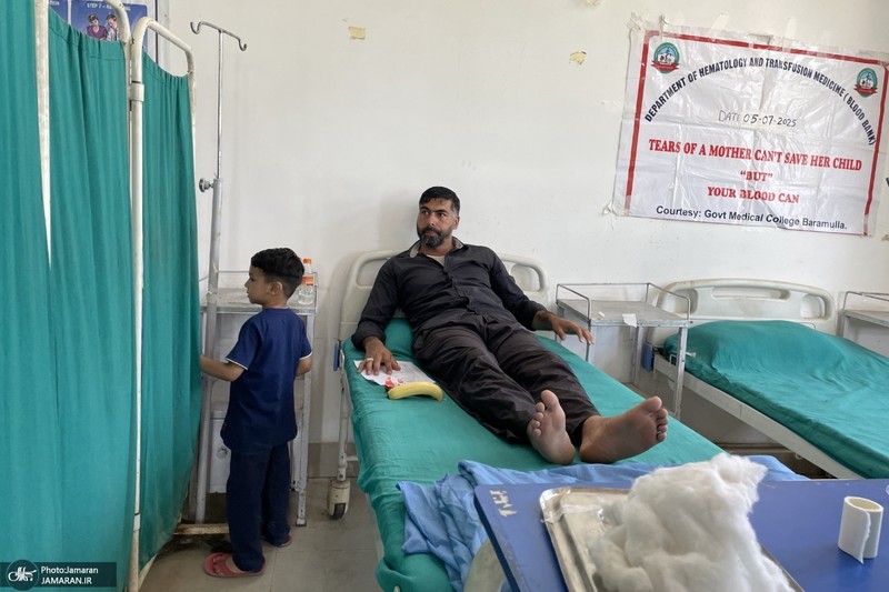 نذر خون به مناسبت تاسوعای حسینی در کشمیر هند