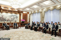 دیدار رییس جمهور پزشکیان با عضو کمیته دائمی دفتر سیاسی کنگره ملی خلق چین (6)