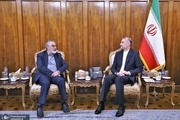 دیدار و گفت‌و‌گوی دبیر ستاد مرکزی بزرگداشت حضرت امام خمینی با وزیر خارجه