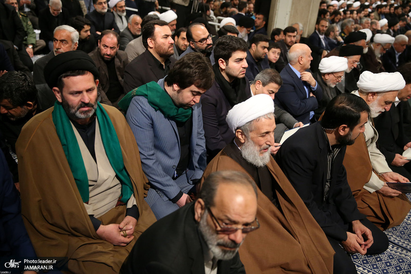 مراسم ترحیم و بزرگداشت آیت‌الله هاشمی شاهرودی(ره) با حضور رهبر معظم انقلاب